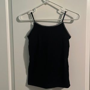 Black tank top